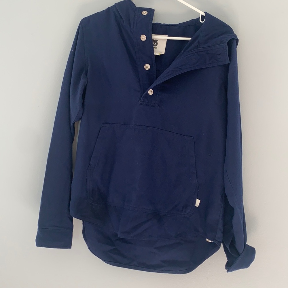Burton canvas button hoodie